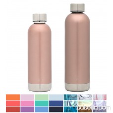 Simple Modern 17oz Bolt Water Bottle - Stainless Steel Hydro Swell Flask - Double Wall Vacuum Insulated Reusable Small Kids Metal Coffee Tumbler Leak Proof Thermos - Tropical Seas 569668021